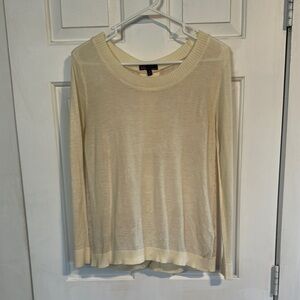 T/O Sweaters size medium cream